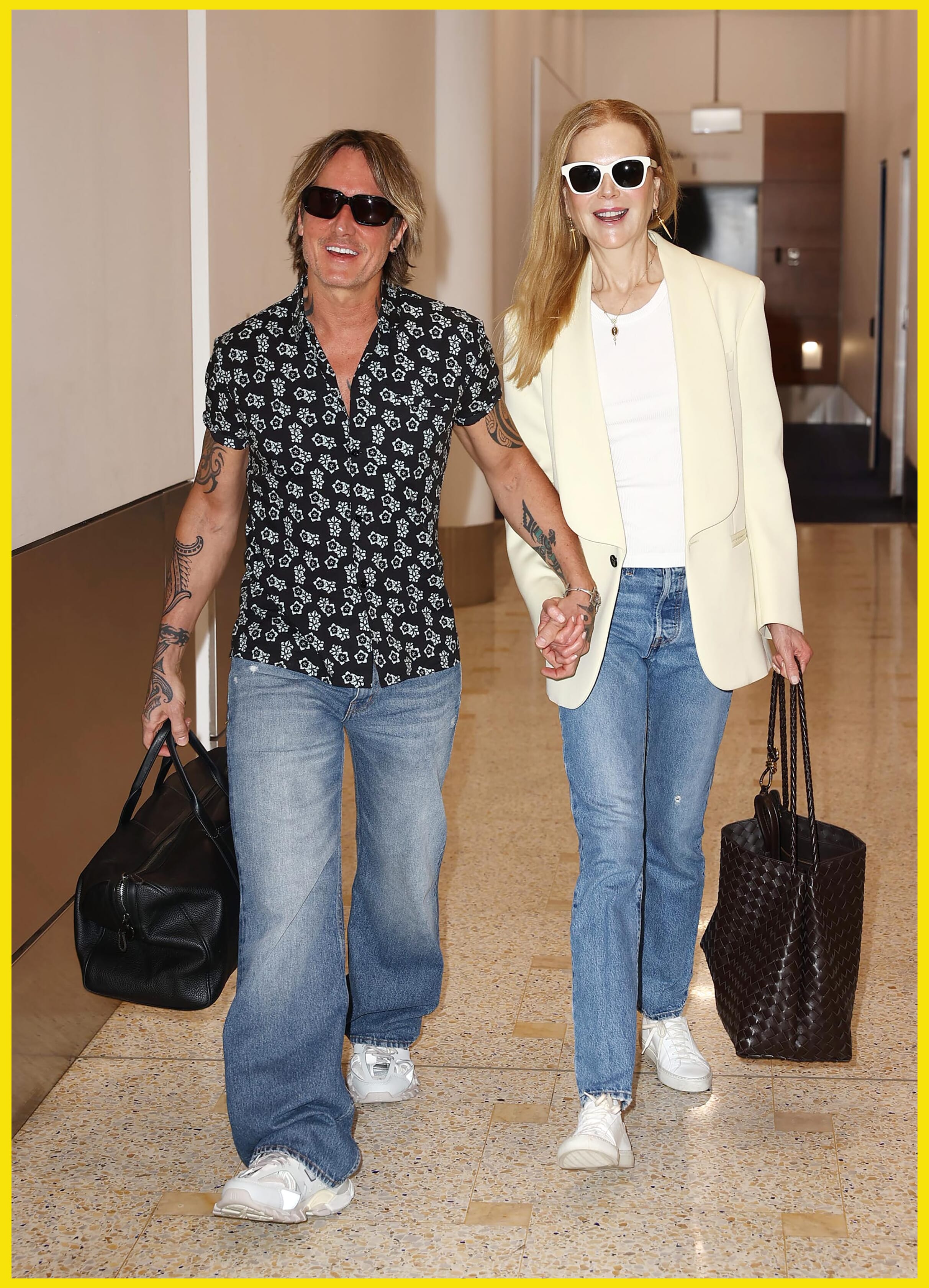 Pictured: Nicole Kidman on arrival into Sydney